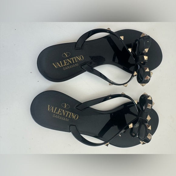 Valentino Garavani ROCKSTUD RUBBER SLIPPER 38 - Picture 8 of 11